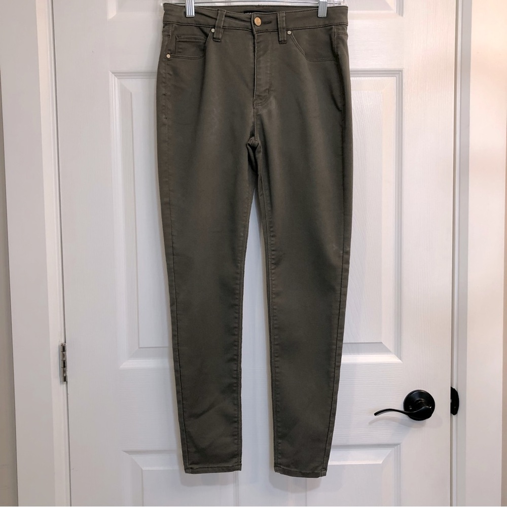 Green High Waisted Jeans